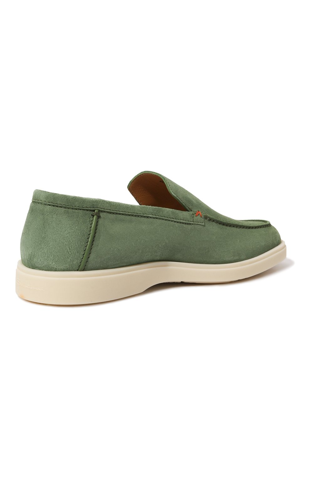 Замшевые лоферы detroit SANTONI, арт. MGDG17824TICVSG1V36, фото 5