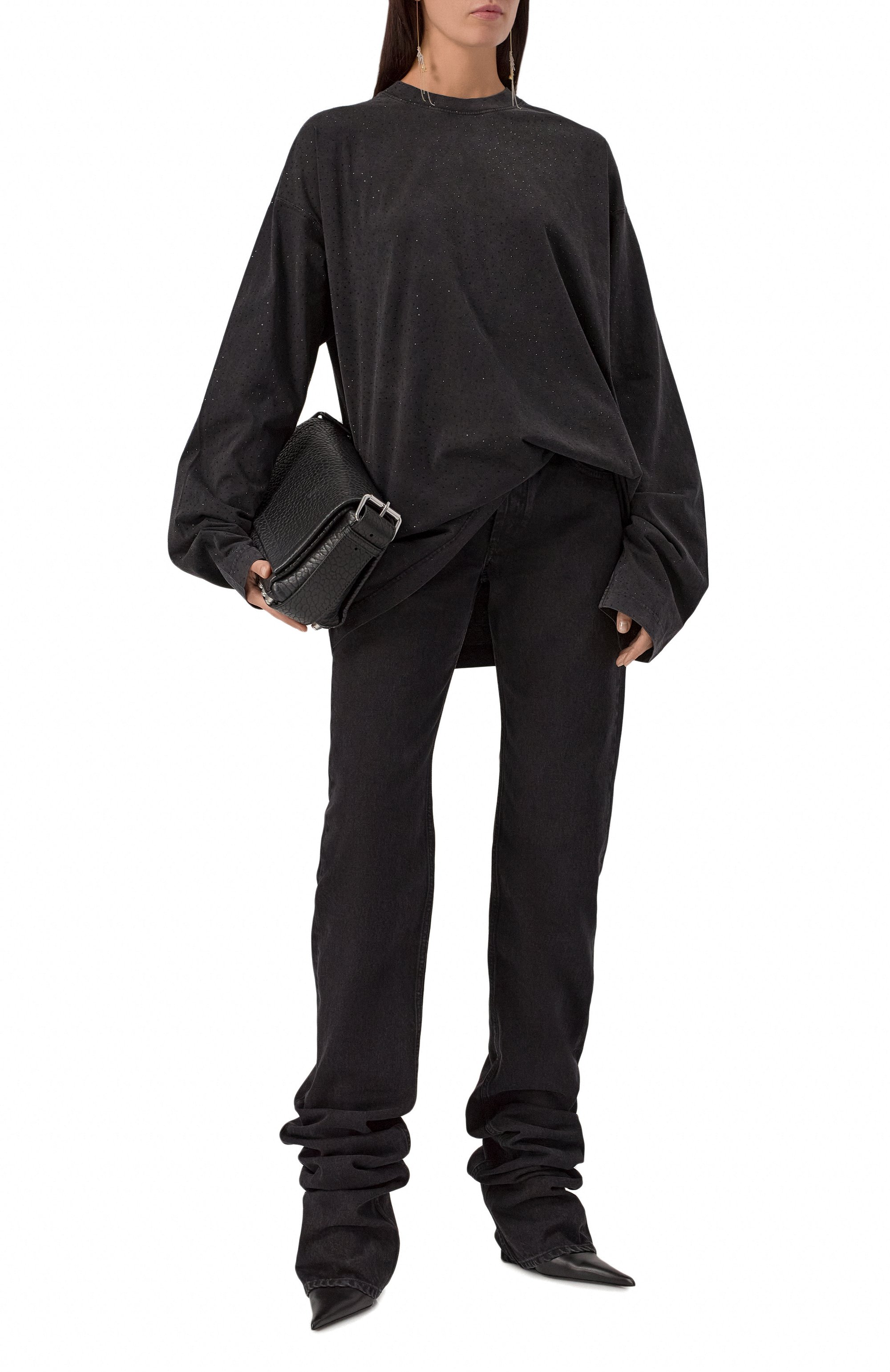 Хлопковый лонгслив VETEMENTS, арт. UE64LS550B/LIGHT JERSEY, фото 5