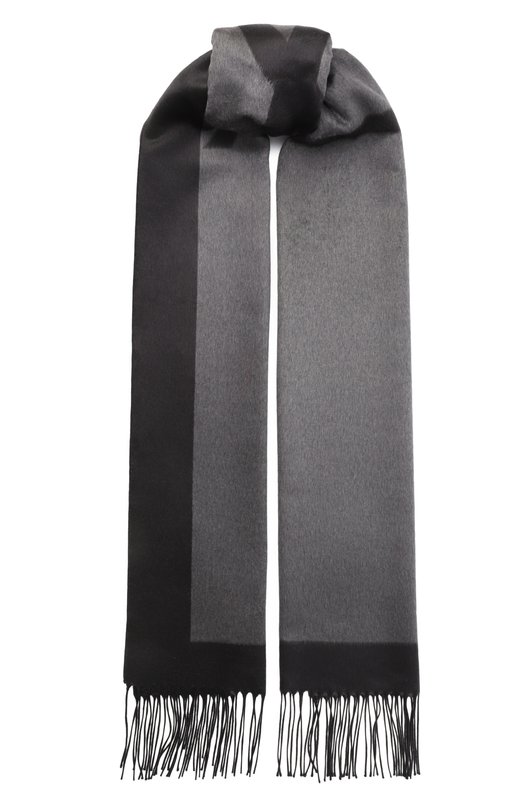 Шелковый шарф Saint Laurent 794861/3Y009 Серый 794861/3Y009