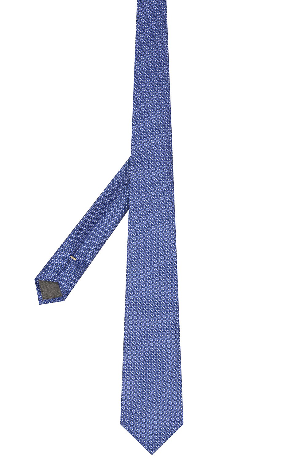 Шелковый галстук CANALI темно-синего цвета по цене 9525 руб., арт. 18/HJ02299, фото 2 Шелковый галстук CANALI, арт. 18/HJ02299, фото 2