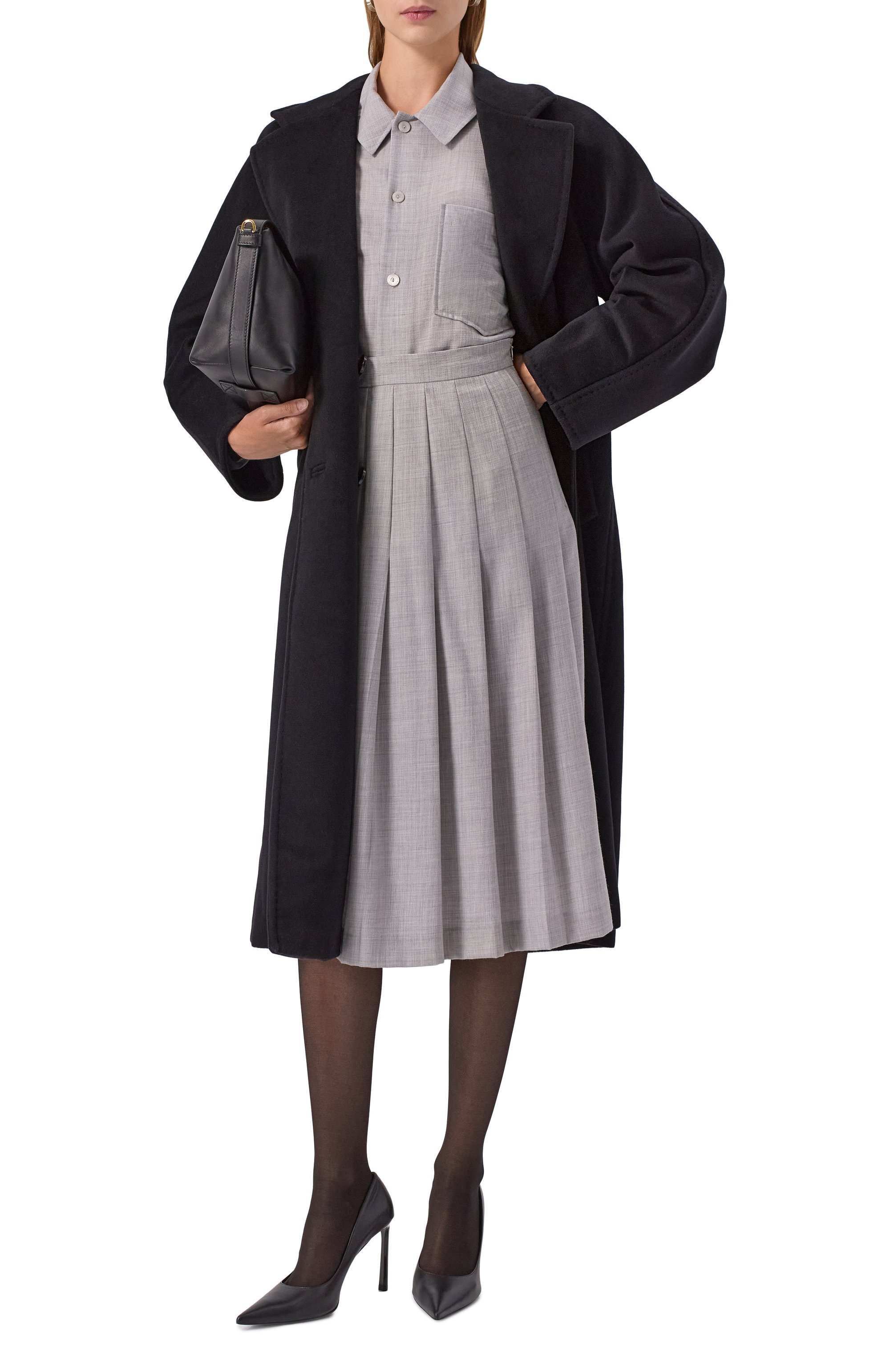 Пальто из шерсти и кашемира MAX MARA, арт. MADAME, фото 2