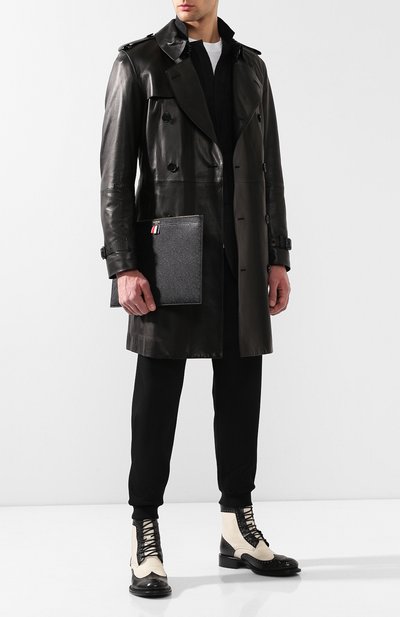 Кожаная папка для документов THOM BROWNE, арт. MAC021L-00198 001, фото 2