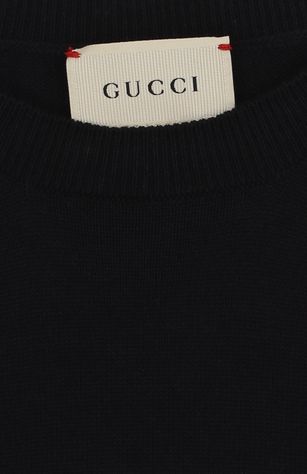 Хлопковый пуловер с контрастными манжетами GUCCI, арт. 457711/X3F43, фото 3