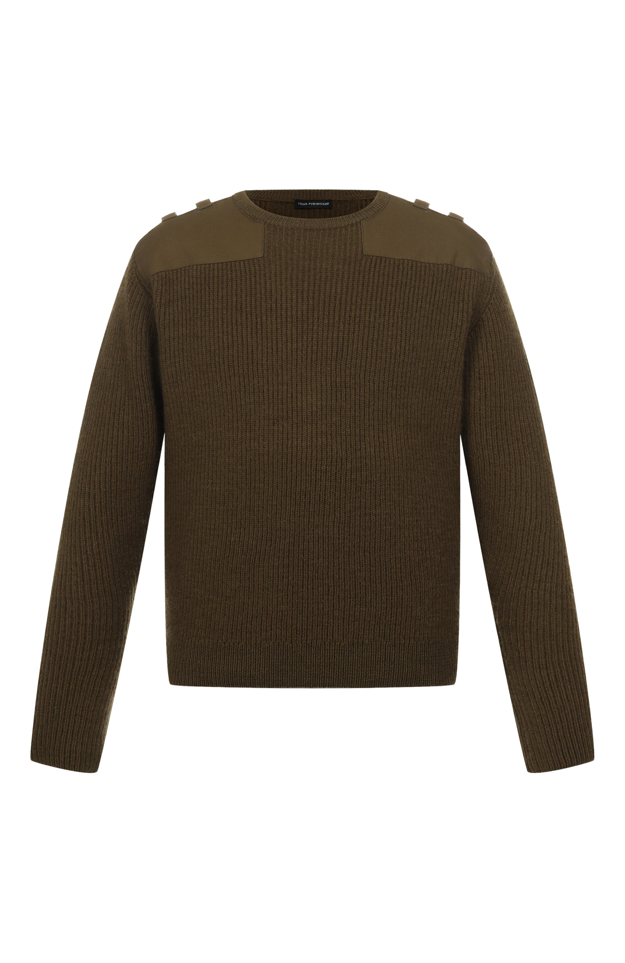 Шерстяной свитер ГОША РУБЧИНСКИЙ, арт. KNSW_0301_KHAKI, фото 1