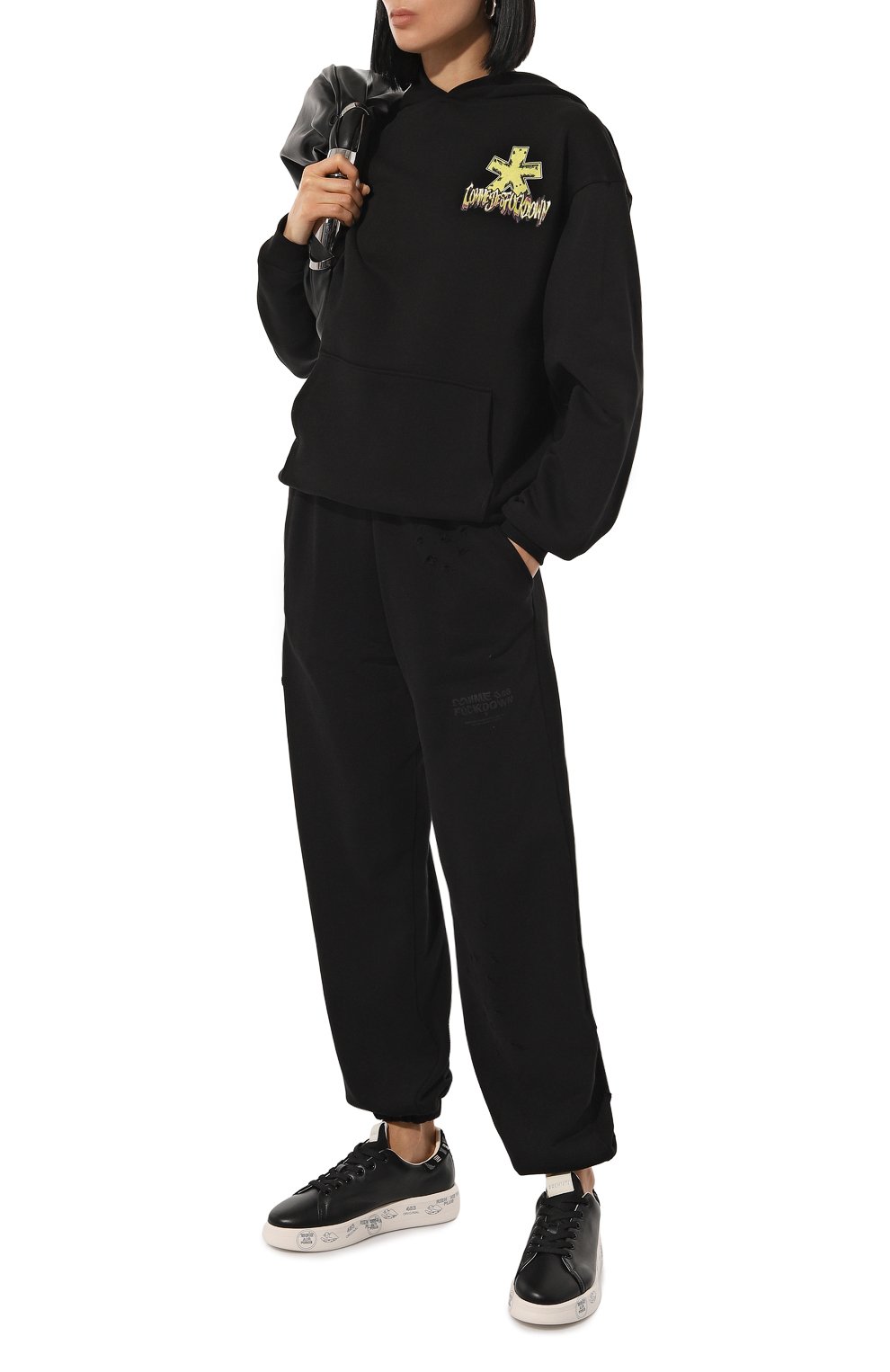 Хлопковое худи COMME DES FUCKDOWN, арт. CFABW01071, фото 2