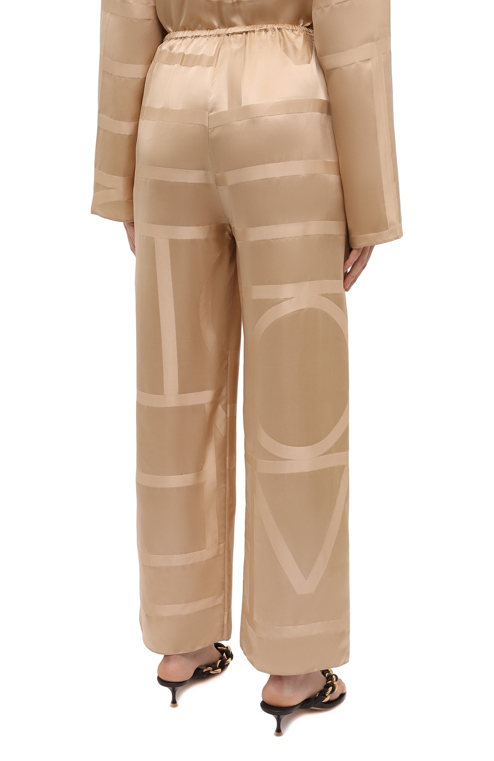 Шелковые брюки TOTEME, арт. 212-255-724, фото 4