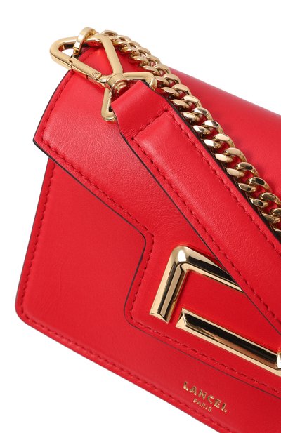 Сумка angele mini LANCEL красного цвета по цене 58850 руб., арт. A13275, фото 3 Сумка angele mini LANCEL, арт. A13275, фото 3
