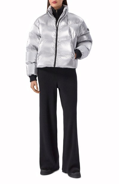 Пуховик HUGO BLUE серебряного цвета по цене 33950 руб., арт. 50546368, фото 2 Пуховик HUGO BLUE, арт. 50546368, фото 2