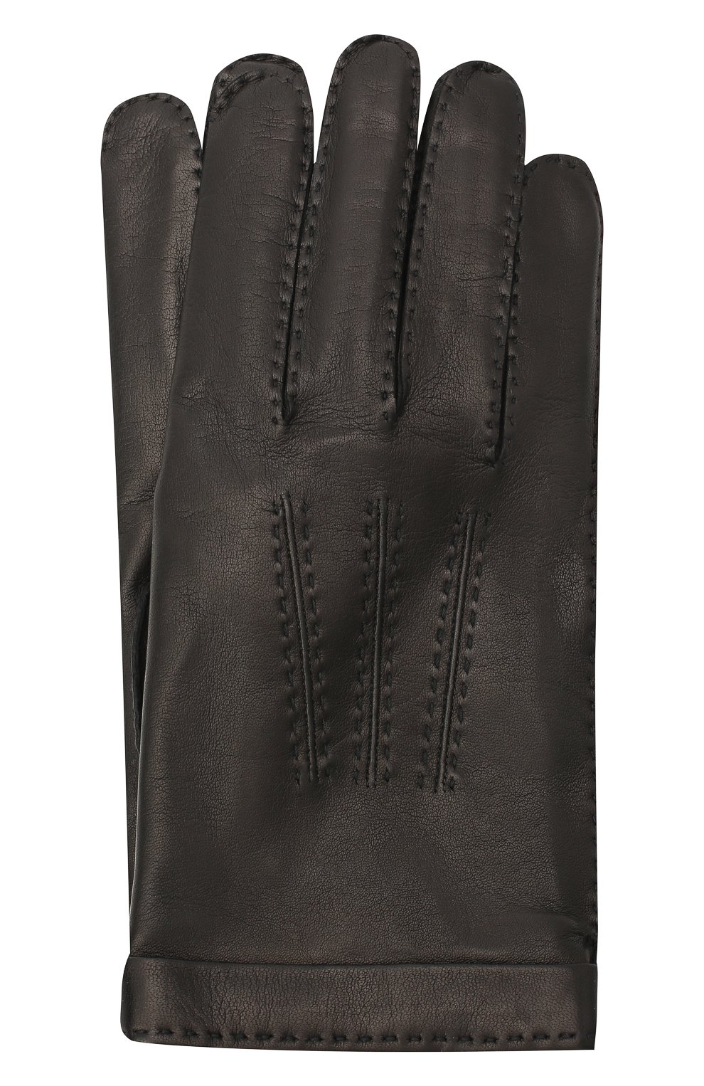 Кожаные перчатки CORTIGIANI черного цвета по цене 19850 руб., арт. 911155/0000, фото 1 Кожаные перчатки CORTIGIANI, арт. 911155/0000, фото 1