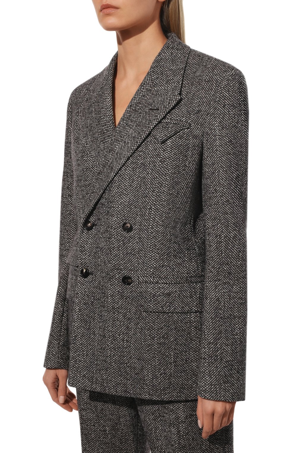 Жакет из шерсти и шелка BOTTEGA VENETA, арт. 669598/V12N0, фото 3
