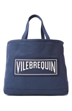 Мужская сумка-шопер britbag large VILEBREQUIN синего цвета, арт. BRITBAG/U3100 | Фото 1 (Драгоценные камни: Проставлено; Размер: large; Материал: Текстиль; Материал сплава: Проставлено)