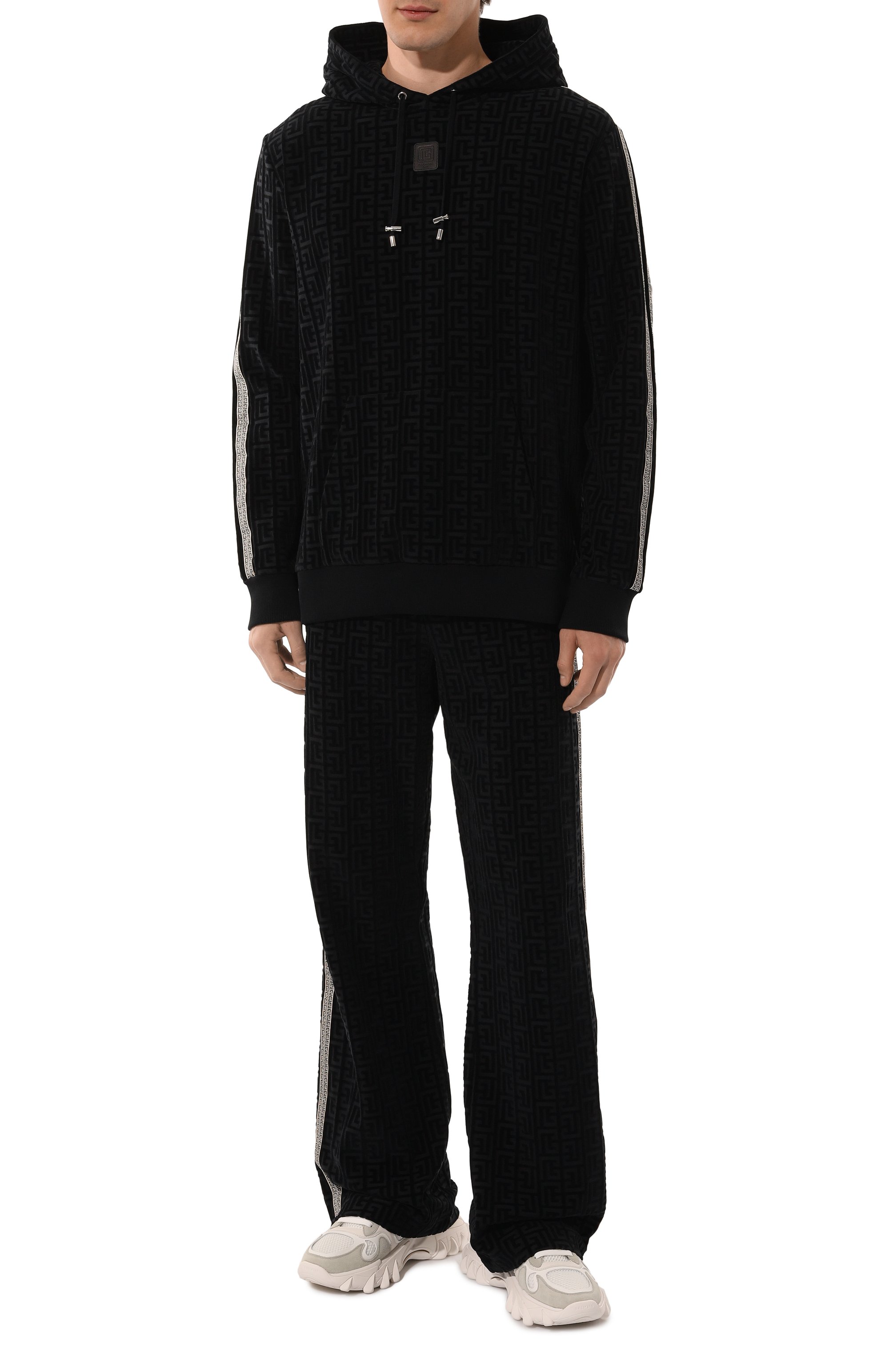 Хлопковое худи BALMAIN, арт. BH1JT200/JG41, фото 2