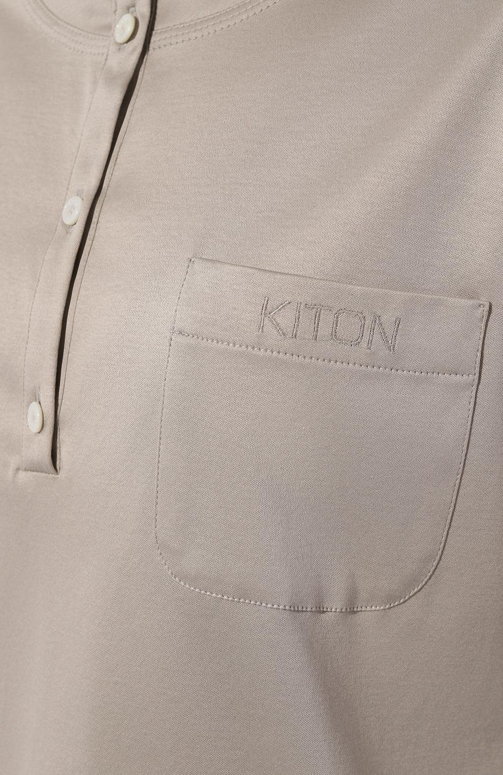 Хлопковый лонгслив KITON, арт. D58438H0805111, фото 5