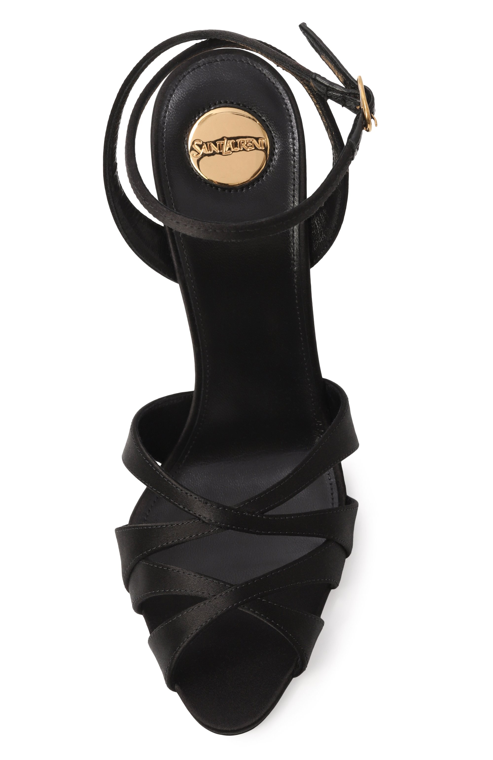 Текстильные босоножки chandelle 110 SAINT LAURENT, арт. 842710/9QNA0, фото 6