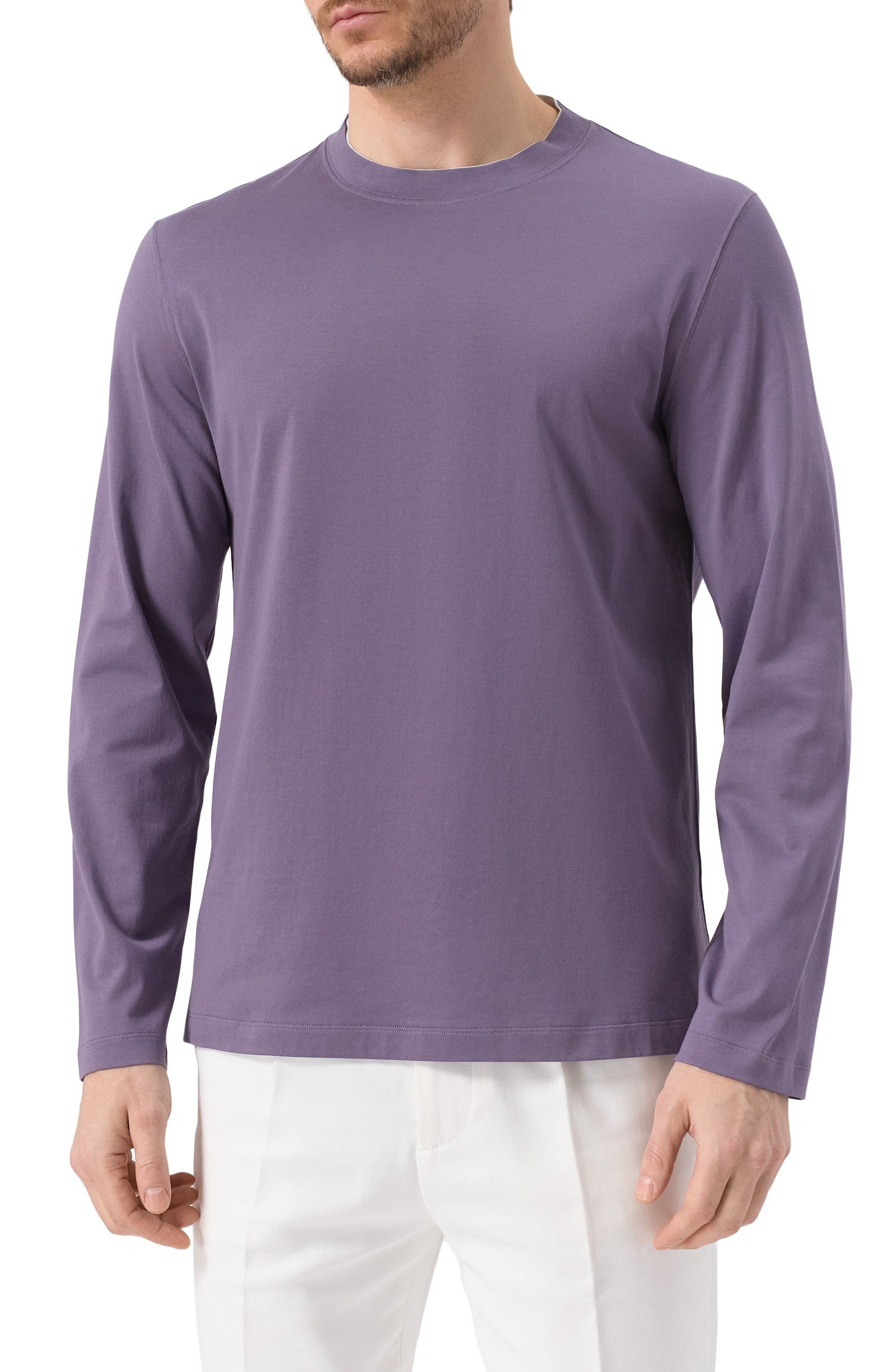 Хлопковый лонгслив BRUNELLO CUCINELLI, арт. M0B137433, фото 3