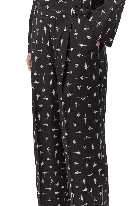 Шелковые брюки Gooroo P010-2008-9012-FW25/26 Чёрный  P010-2008-9012-FW25/26 Фото 5