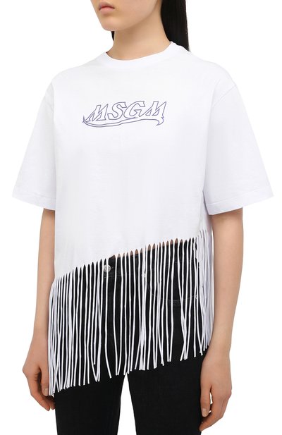 Хлопковая футболка MSGM, арт. 3041MDM92 217298, фото 3