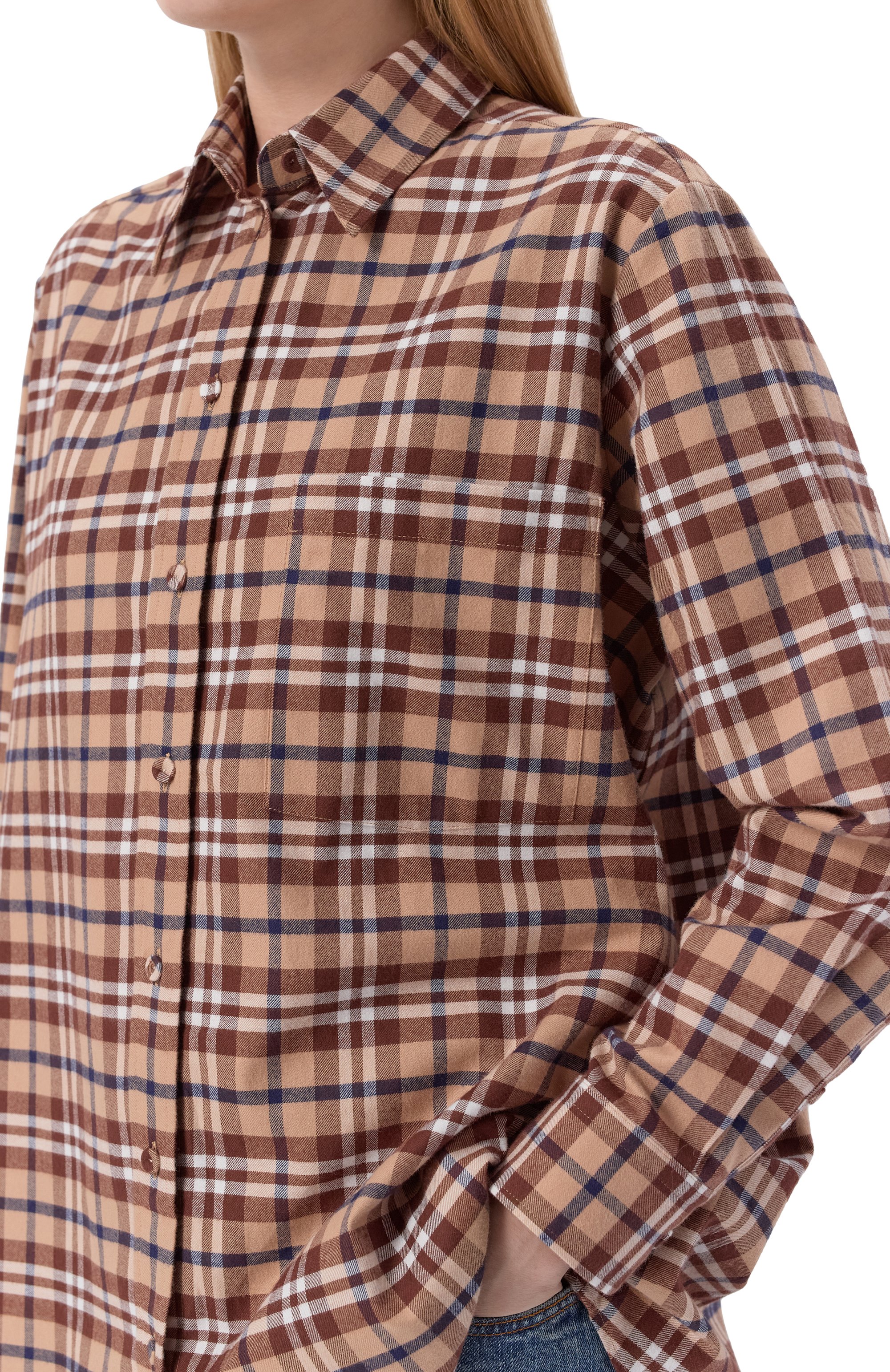 Хлопковая рубашка ACADEMIA, арт. CELIA-P0CKET-BC/5356, фото 5