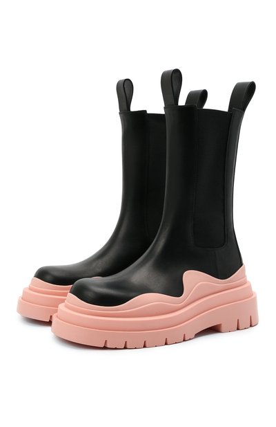 Женские кожаные ботинки bv tire BOTTEGA VENETA, арт. 630297/VBS50