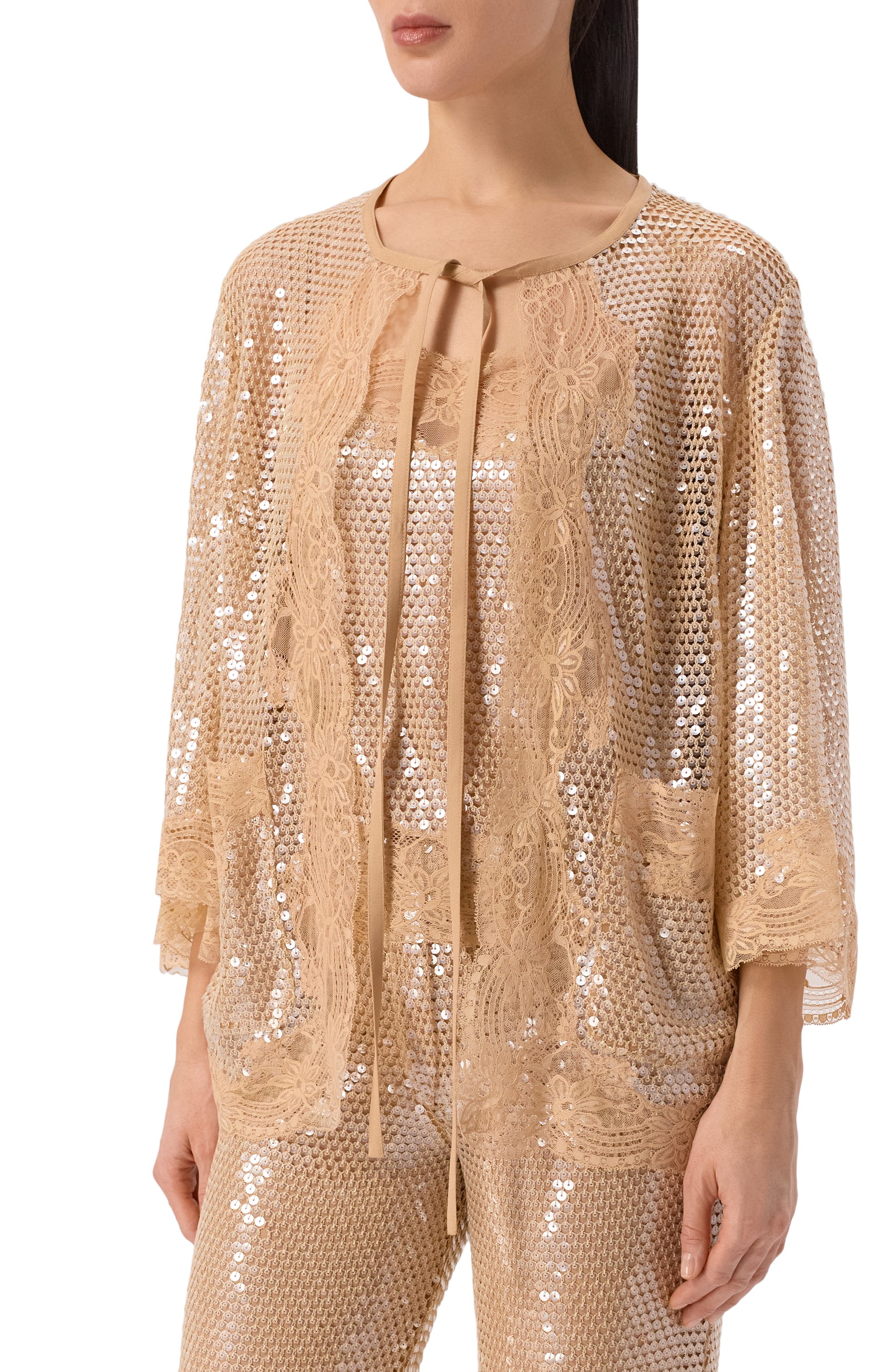 Комплект из жакета и топа ELIE SAAB, арт. TW009NR26/TUL03, фото 3