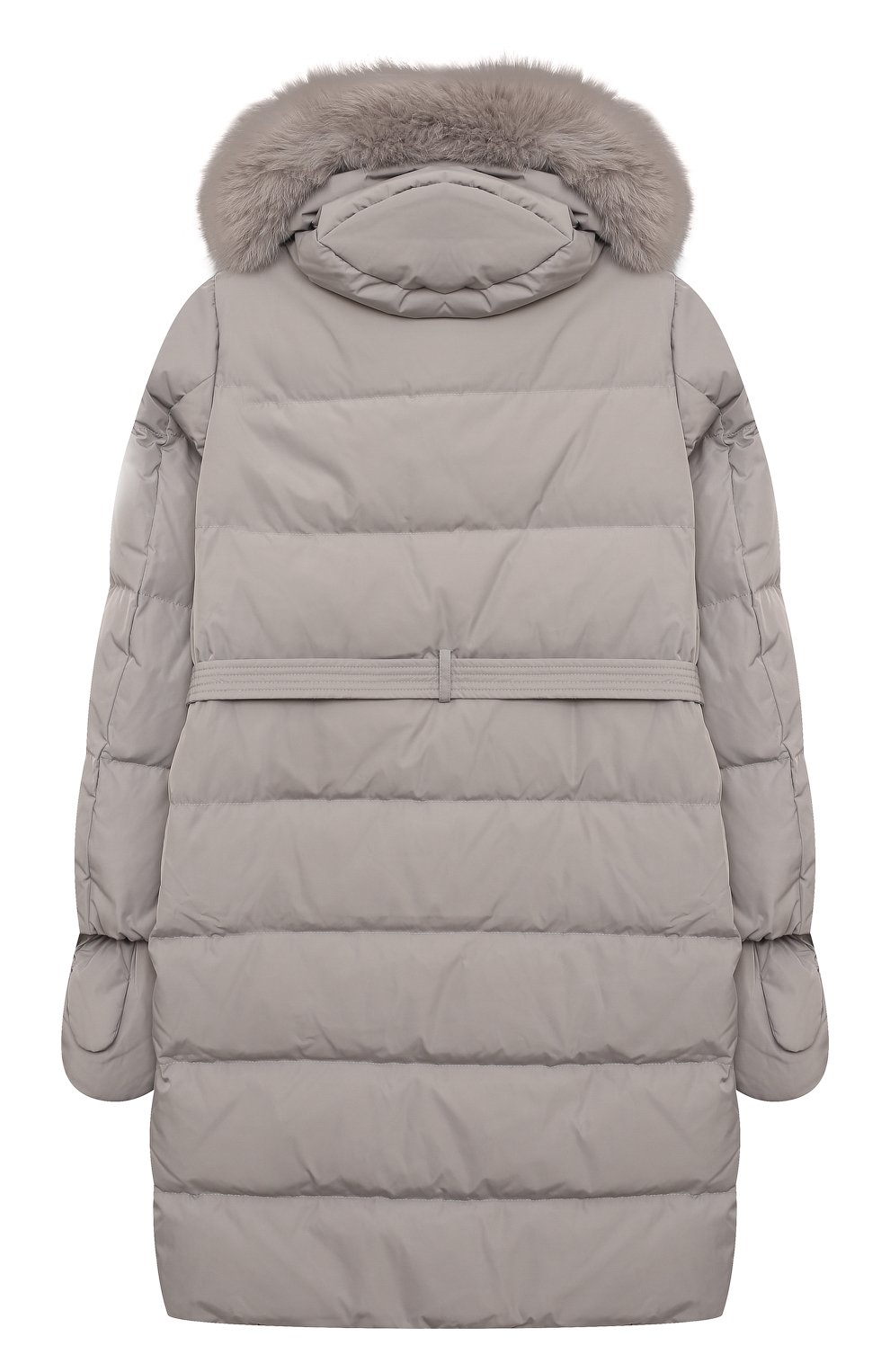 Пуховик с отделкой из песца YVES SALOMON ENFANT, арт. 25WEM920XXD0TM, фото 2