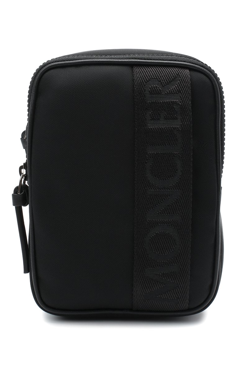 Мужская текстильная сумка MONCLER черного цвета, арт. F2-09A-5L700-00-02SL1 | Фото 1 (Материал: Текстиль; Ремень/цепочка: На ремешке; Размер: mini; Региональные ограничения белый список (Axapta Mercury): Не проставлено)