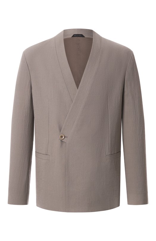 Шерстяной пиджак Giorgio Armani 1SGGG0LP/T02EN Бежевый 1SGGG0LP/T02EN