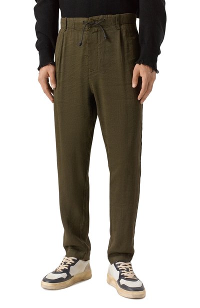 Брюки изо льна и вискозы TRANSIT, арт. CFUTRWH170, фото 3