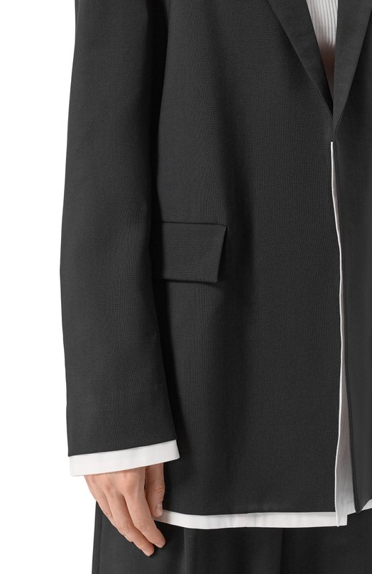 Шерстяной жакет N21 L063/3016 Чёрный  L063/3016 Фото 5