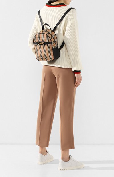 Текстильный рюкзак BURBERRY бежевого цвета по цене 120500 руб., арт. 8004653, фото 2 Текстильный рюкзак BURBERRY, арт. 8004653, фото 2