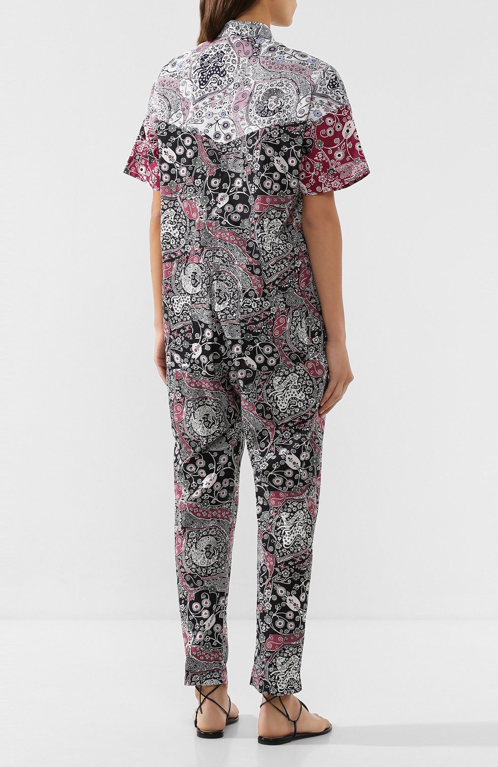 Хлопковый комбинезон ISABEL MARANT ETOILE, арт. CB0253-20P026E/UDENA, фото 4
