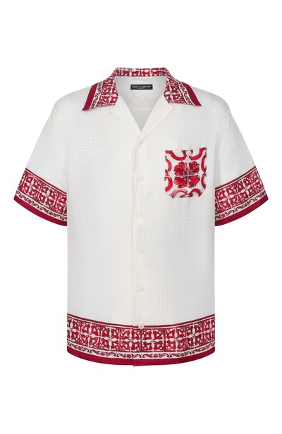 Мужская шелковая рубашка DOLCE & GABBANA, арт. G5JH9T/HI135