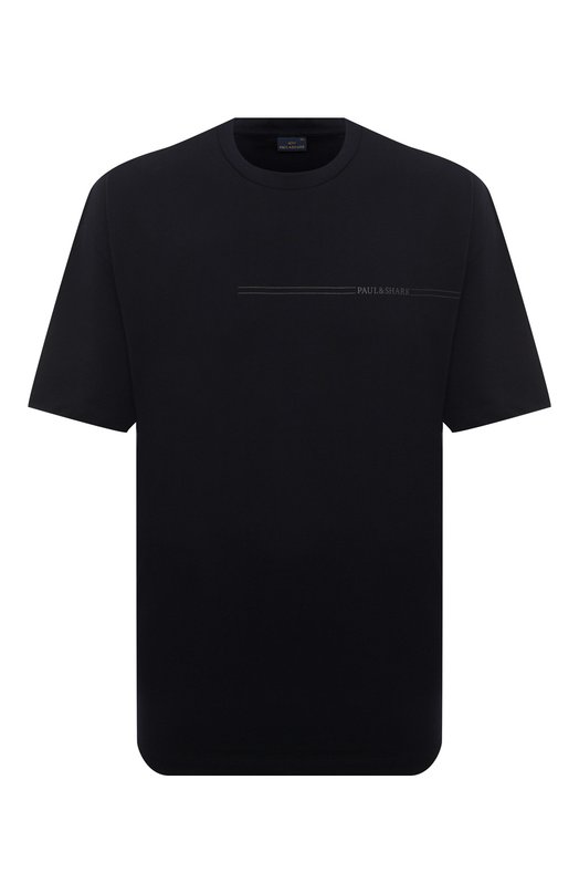 Хлопковая футболка Paul&Shark 14311651/3XL Синий 14311651/3XL