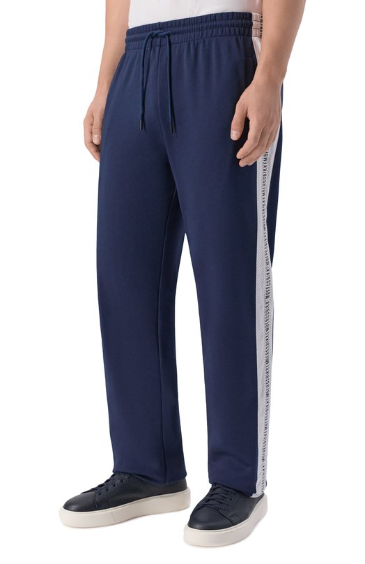 Хлопковый спортивный костюм Dirk Bikkembergs BMF1742 Синий  BMF1742 Фото 4