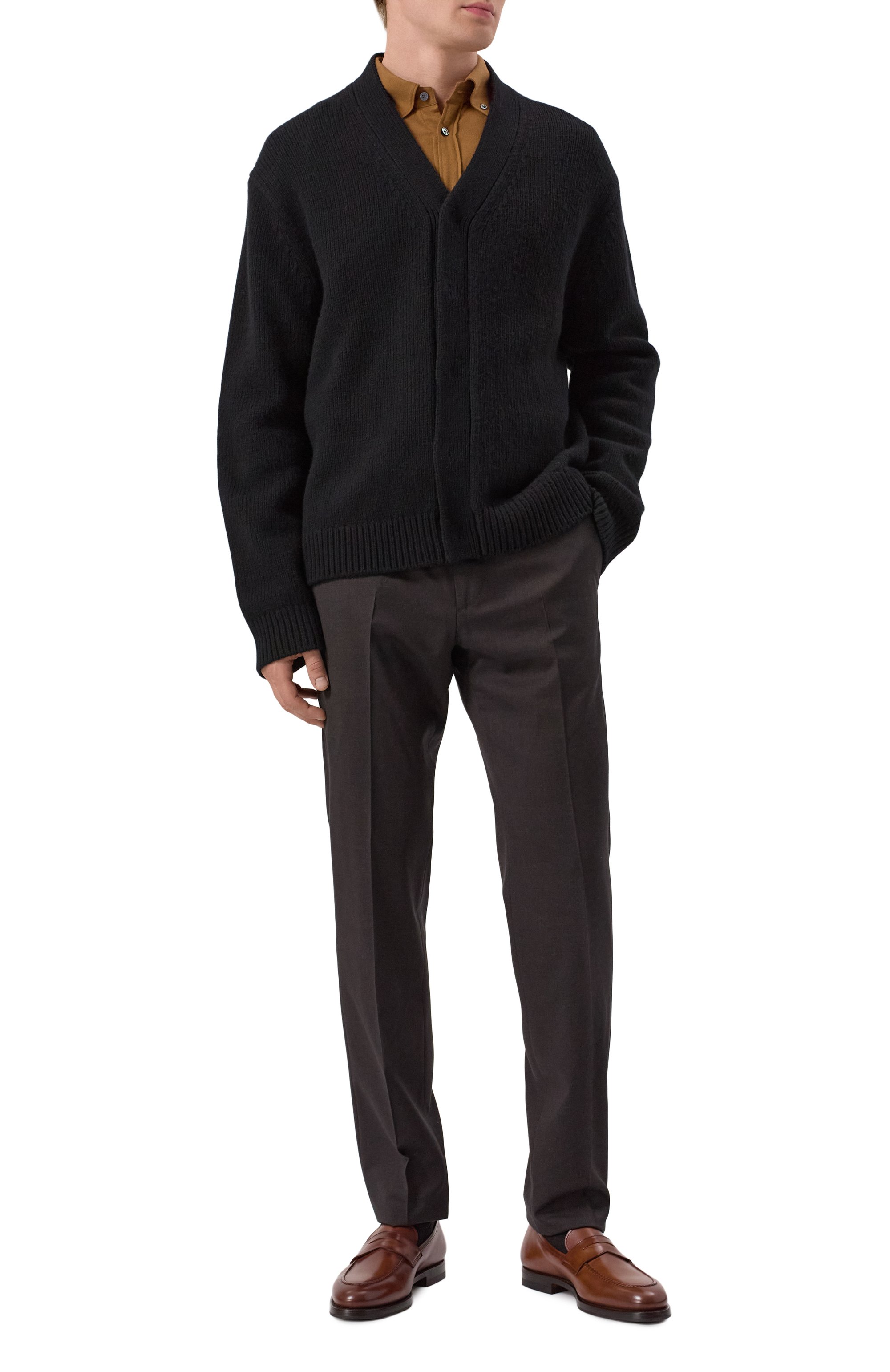 Кожаные пенни-лоферы W.GIBBS светло-коричневого цвета по цене 63100 руб., арт. 0354003, фото 2 Кожаные пенни-лоферы W.GIBBS, арт. 0354003, фото 2