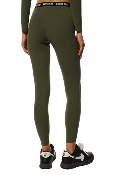 Хлопковый костюм SASHA KIM хаки цвета по цене 26900 руб., арт. УТ-00000647, фото 5 Хлопковый костюм SASHA KIM, арт. УТ-00000647, фото 5