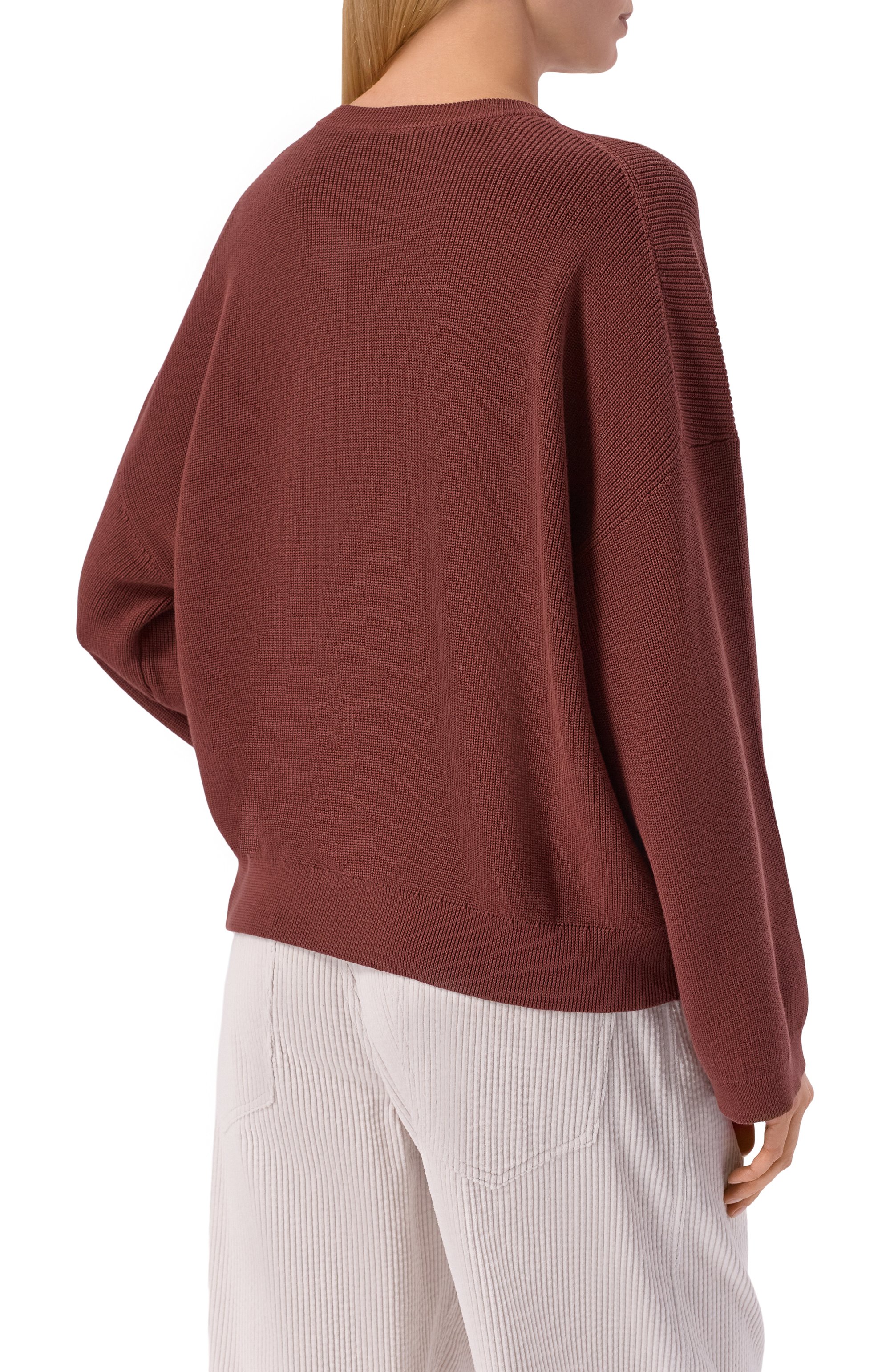 Хлопковый свитер BRUNELLO CUCINELLI, арт. M19253200, фото 4