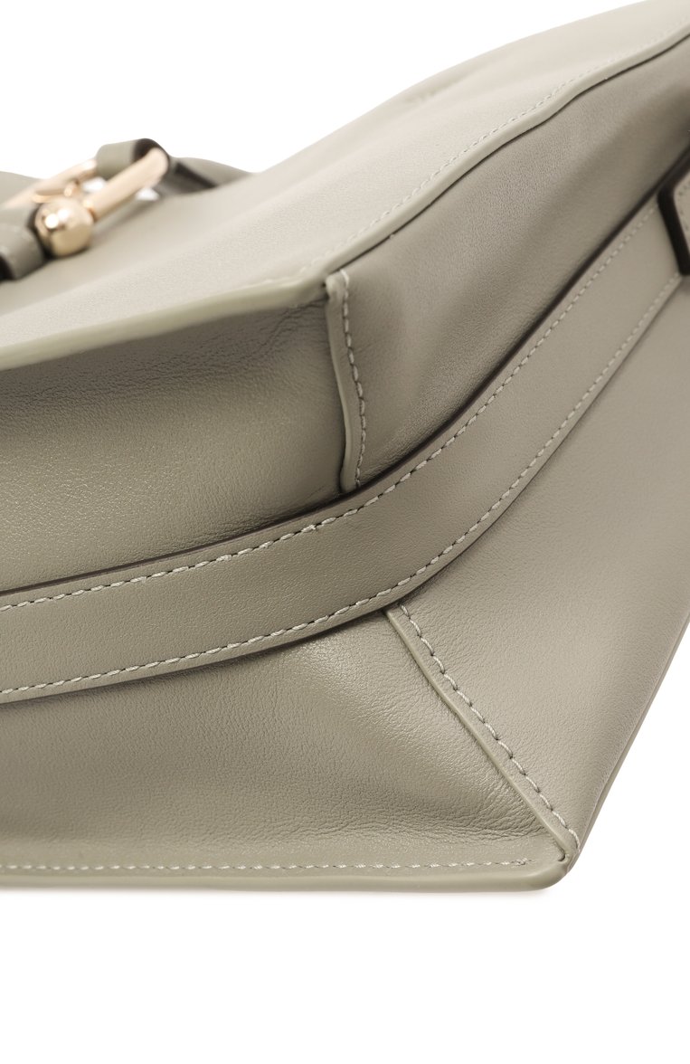 Женская сумка furla nuvola FURLA светло-зеленого цвета, арт. WB01336/BX2045 | Фото 3 (Размер: medium; Материал: Натуральная кожа; Ремень/цепочка: На ремешке)