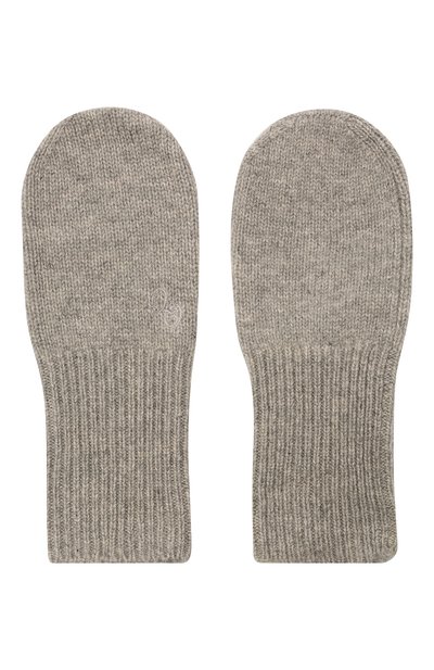Кашемировые варежки OSCAR ET VALENTINE серого цвета по цене 4500 руб., арт. MOU01withoutthumbS, фото 2 Кашемировые варежки OSCAR ET VALENTINE, арт. MOU01withoutthumbS, фото 2