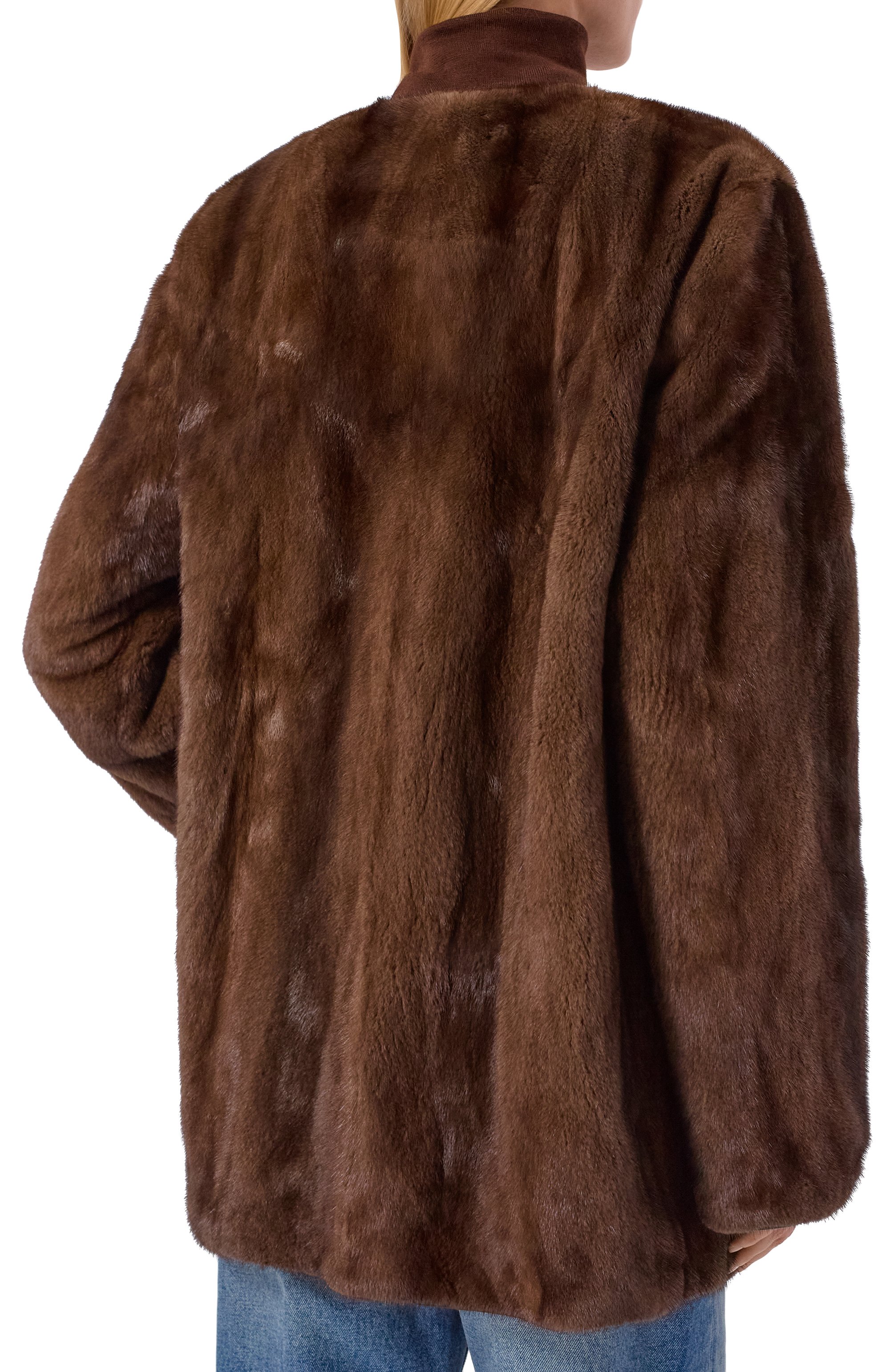 Шуба из норки GIULIA GURMAN, арт. 221DB44, фото 4