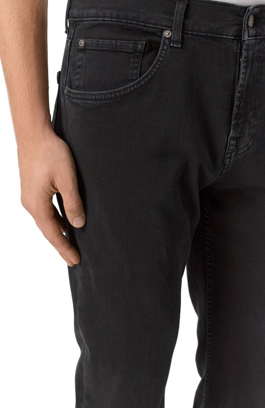 Джинсы Straight 7 For All Mankind 7TE70E27-108 Чёрный  7TE70E27-108 Фото 5