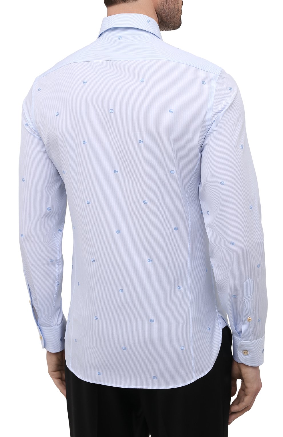 Хлопковая рубашка GUCCI, арт. 673494/ZAHJ0, фото 4