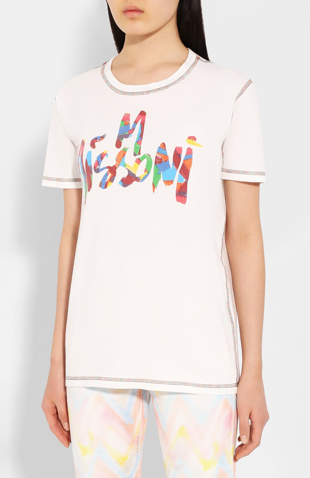Хлопковая футболка M MISSONI, арт. 2DL00022/2J000Z, фото 3
