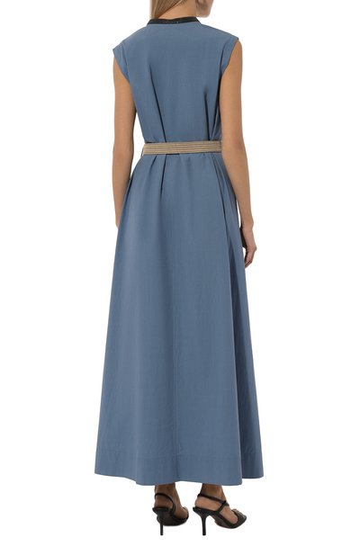 Хлопковое платье BRUNELLO CUCINELLI, арт. MP949ASG11, фото 4