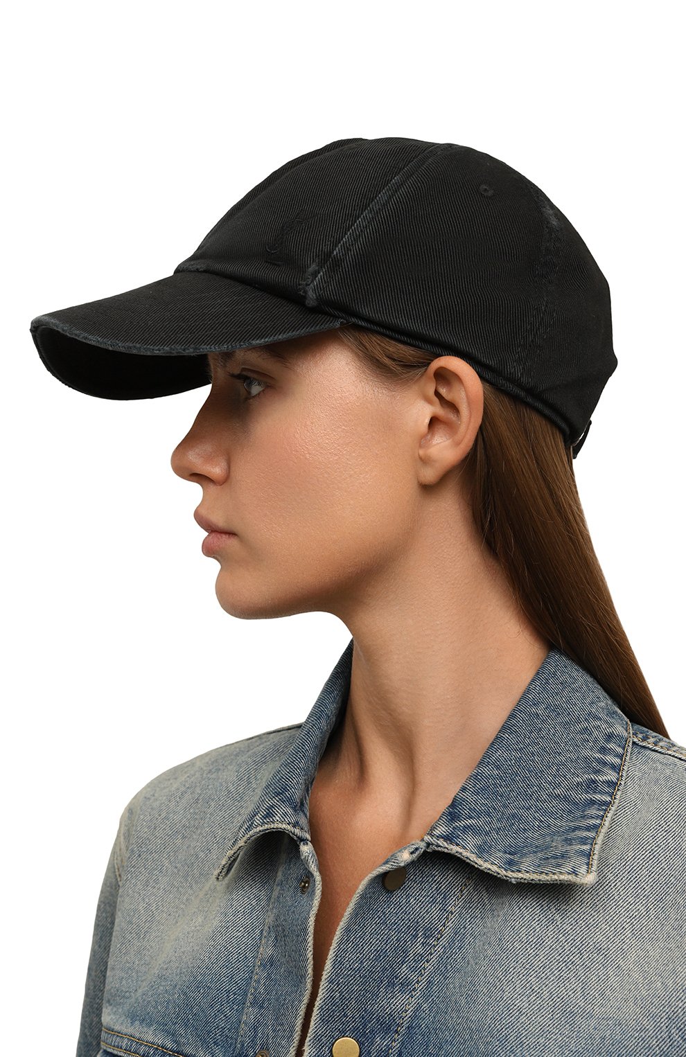 Джинсовая бейсболка SAINT LAURENT, арт. 783411/3YP57, фото 2