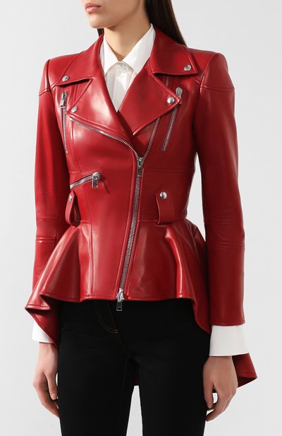 Кожаная куртка ALEXANDER MCQUEEN, арт. 585023/Q5AA5, фото 3