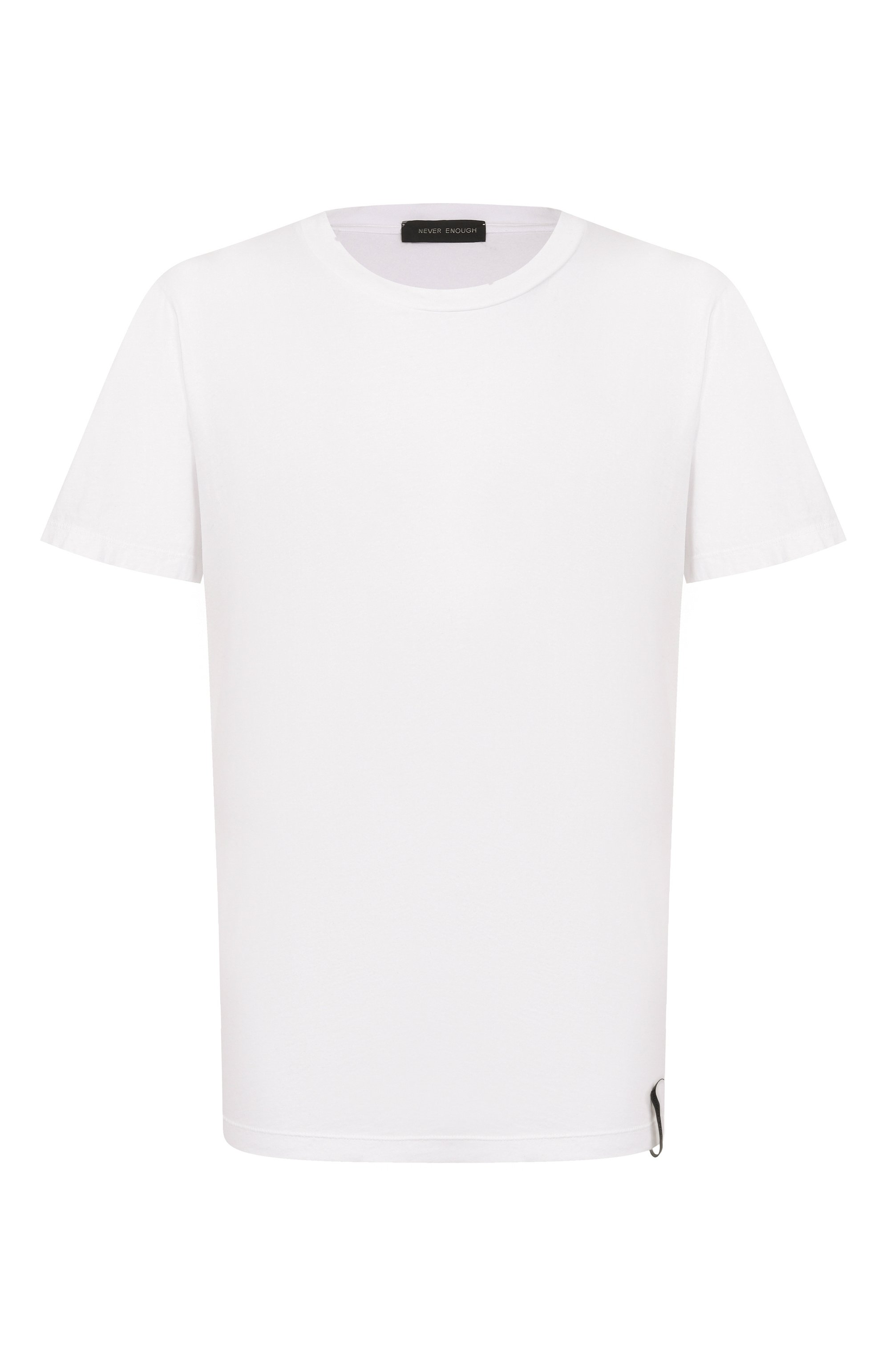 Хлопковая футболка NEVER ENOUGH белого цвета по цене 11100 руб., арт. 2B6M514-038/MTH056, фото 1 Хлопковая футболка NEVER ENOUGH, арт. 2B6M514-038/MTH056, фото 1