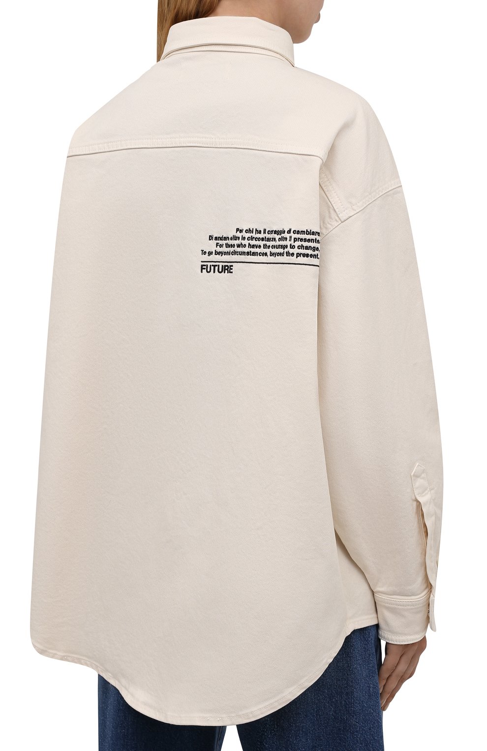 Джинсовая рубашка MSGM, арт. 3141MDE190T 217791, фото 4