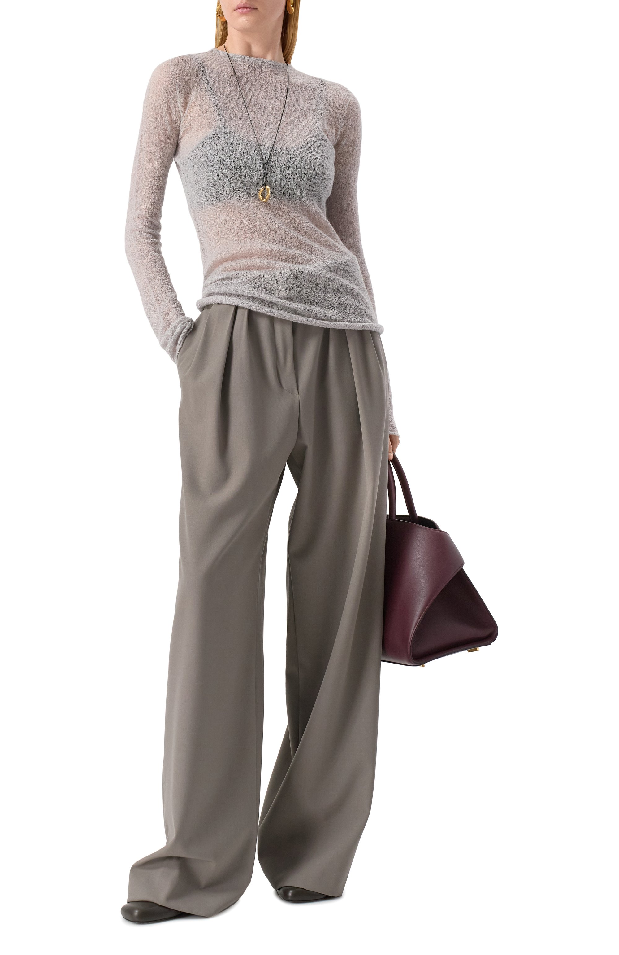 Шерстяные брюки DRIES VAN NOTEN, арт. 251-010921-1063, фото 2