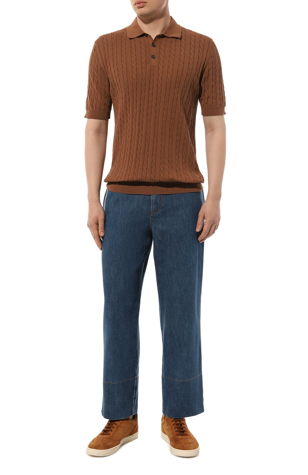 Джинсы KITON синего цвета по цене 95500 руб., арт. UPKN040K0701D02, фото 2 Джинсы KITON, арт. UPKN040K0701D02, фото 2